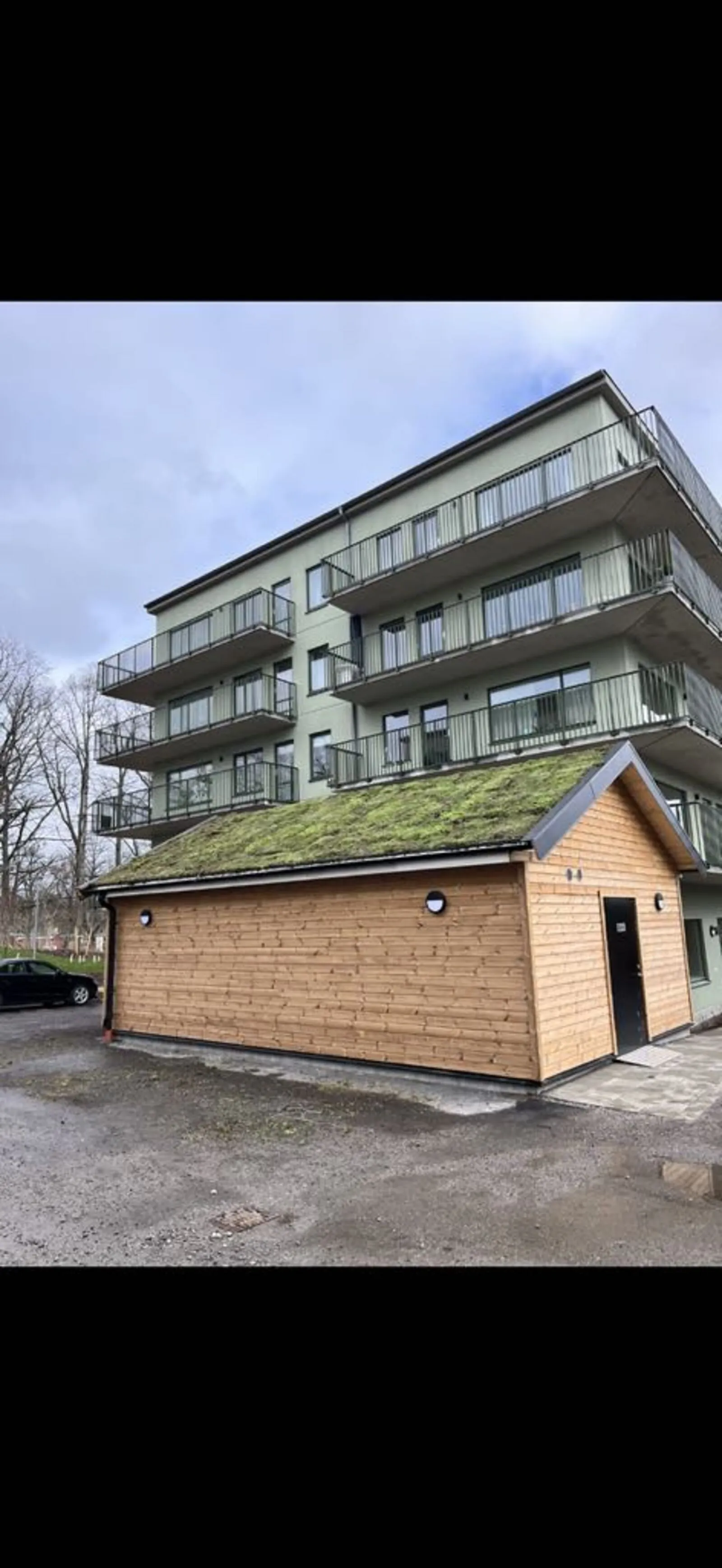 Grönt sedumtak lagt av Canova Tak